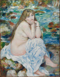 Seated Bather Poster | Pierre-Auguste Renoir Art Print