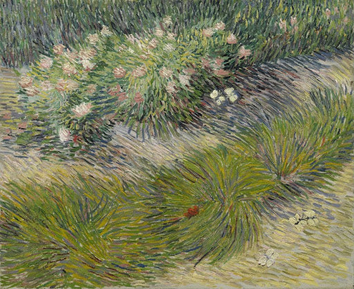 Grass and Butterflies Poster | Vincent van Gogh Art Print (1887)