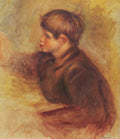 Claude Renoir as a Painter Poster | Pierre-Auguste Renoir Art Print