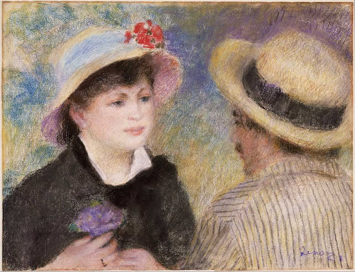 Boating Couple Poster | Pierre-Auguste Renoir Art Print (1881)