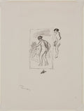 Woman at Vine Stock, Fourth Variation Poster | Pierre-Auguste Renoir Art Print
