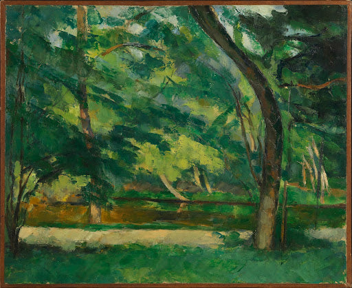 The Étang des Soeurs, Osny Poster | Paul Cézanne Art Print (1875)