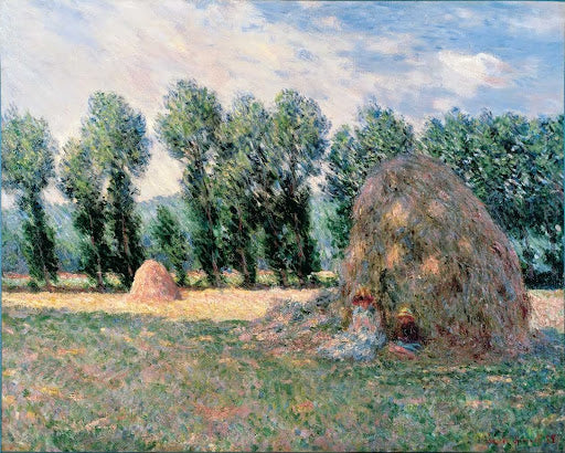 Haystacks Poster | Claude Monet Art Print (1885)