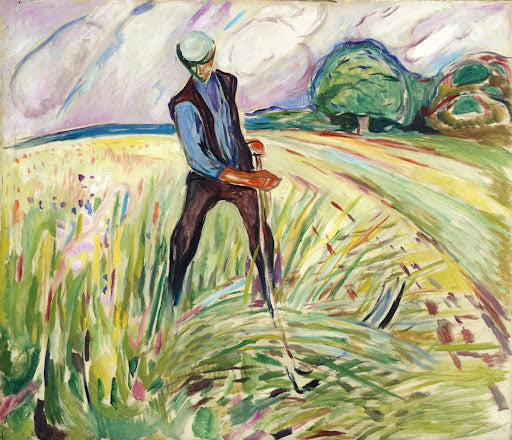 The Haymaker Poster | Edvard Munch Art Print (1917)
