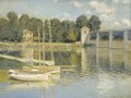 The Argenteuil Bridge III Poster | Claude Monet Art Print (1874)