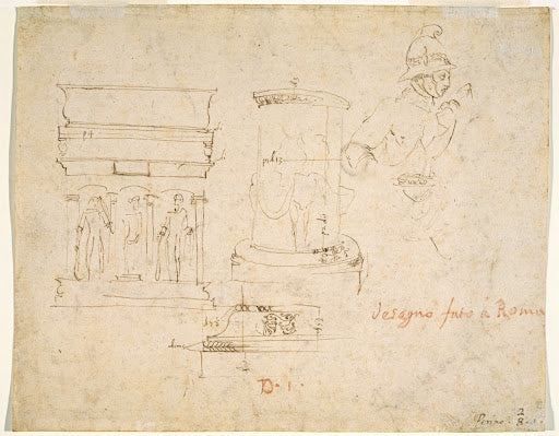 Architectural Details and a Soldier Poster | Raphael Art Print