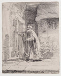 The Blindness of Tobit Poster | Rembrandt van Rijn Art Print (1651)