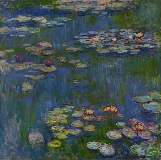 Water Lilies V Poster | Claude Monet Art Print (1916)