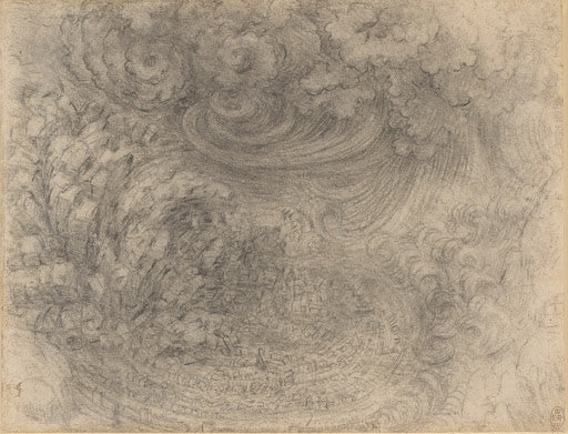 A Deluge IV Poster | Leonardo da Vinci Art Print (1517)