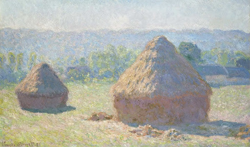 Haystacks, End of Summer Poster | Claude Monet Art Print (1891)
