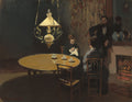 Interior, after Dinner Poster | Claude Monet Art Print (1868)