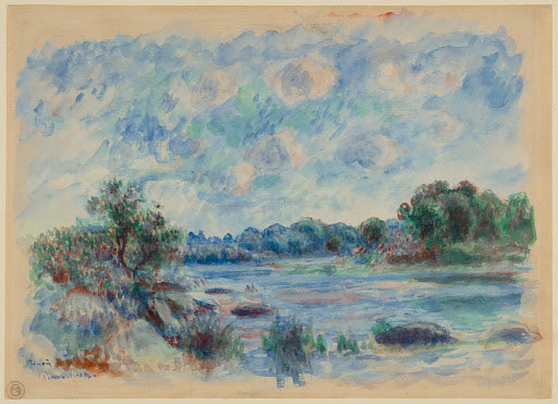 Landscape at Pont-Aven Poster | Pierre-Auguste Renoir Art Print (1892)