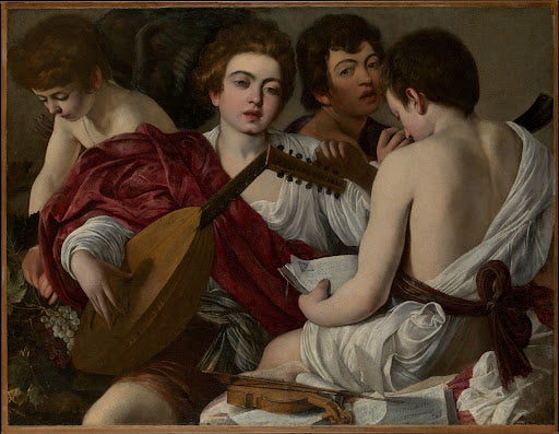 The Musicians Poster | Caravaggio Art Print (1597)