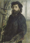 Portrait of Claude Monet Poster | Pierre-Auguste Renoir Art Print (1875)