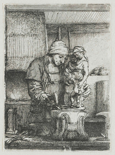The Goldsmith Poster | Rembrandt van Rijn Art Print (1655)