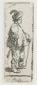 A Polander with a Stick Poster | Rembrandt van Rijn Art Print (1631)