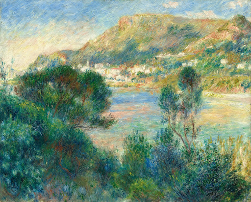 View of Monte Carlo from Cap Martin Poster | Pierre-Auguste Renoir Art Print (1884)