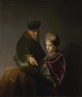 A Young Scholar and His Tutor Poster | Rembrandt van Rijn Art Print (1629)