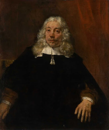 Portrait of a White-Haired Man Poster | Rembrandt van Rijn Art Print (1667)