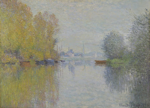 Autumn on the Seine, Argenteuil Poster | Claude Monet Art Print
