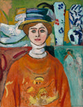 The Girl with Green Eyes Poster | Henri Matisse Art Print (1908)