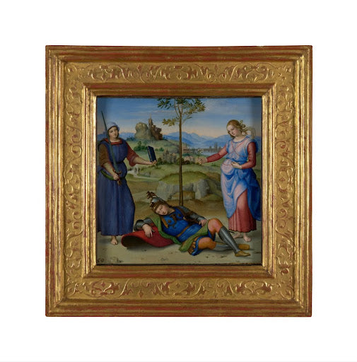 The Vision of a Knight Poster | Raphael Art Print (1504)