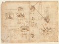 Codex Atlanticus Folio 1069 Recto Poster | Leonardo da Vinci Art Print