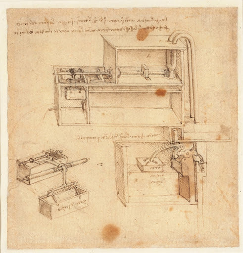 Codex Atlanticus Folio 1116 Recto Poster | Leonardo da Vinci Art Print