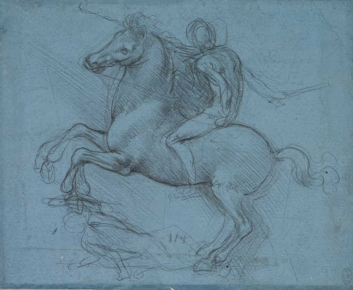 Study for an Equestrian Monument Poster | Leonardo da Vinci Art Print (1485)