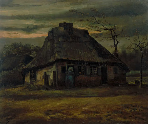 The Cottage Poster | Vincent van Gogh Art Print (1885)
