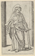 Saint Simon (Small Saints) Poster | Marcantonio Raimondi after Raphael Art Print