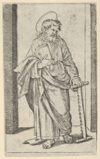 Saint Simon (Small Saints) Poster | Marcantonio Raimondi after Raphael Art Print