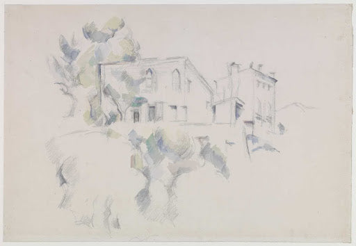 View of the Château Noir Poster | Paul Cézanne Art Print (1887)