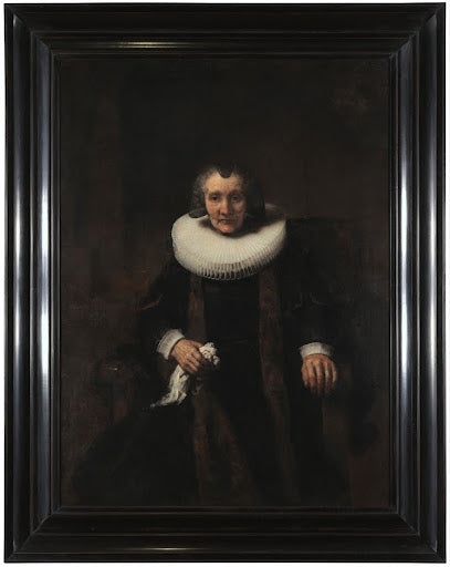 Portrait of Margaretha de Geer Poster | Rembrandt van Rijn Art Print (1661)