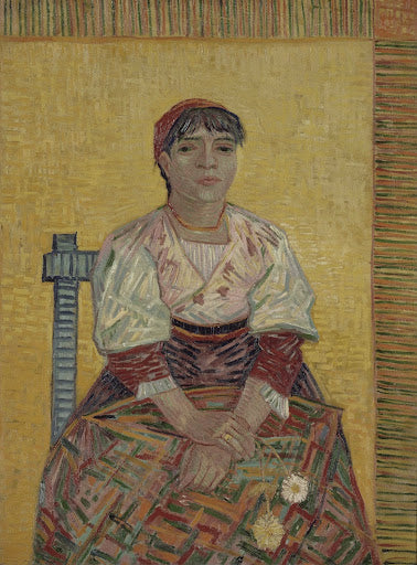 The Italian Woman Poster | Vincent van Gogh Art Print (1887)