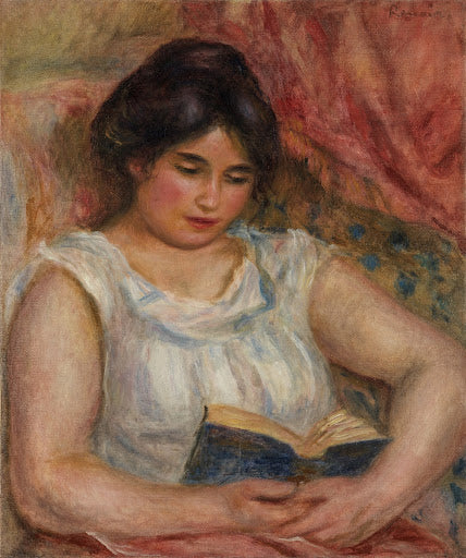 Gabrielle Reading Poster | Pierre-Auguste Renoir Art Print (1906)