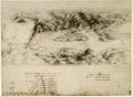 Bird's-Eye View of Arezzo and the Val di Chiana Poster | Leonardo da Vinci Art Print (1502)