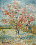 Pink Peach Trees (Souvenir de Mauve) Poster | Vincent van Gogh Art Print (1888)