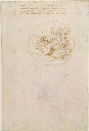 Allegory on the Fidelity of the Lizard Poster | Leonardo da Vinci Art Print (1496)