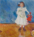 Girl with Doll (Erdmute Esche) Poster | Edvard Munch Art Print (1905)
