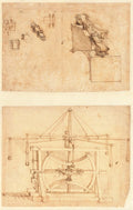 Codex Atlanticus Folio 159 Recto Poster | Leonardo da Vinci Art Print