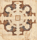 Plan for San Giovanni dei Fiorentini Poster | Michelangelo Art Print (1559)