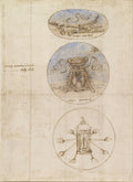 Three Emblems Poster | Leonardo da Vinci Art Print (1508)