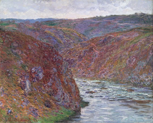 Valley of the Creuse (Gray Day) Poster | Claude Monet Art Print (1889)