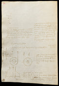 Codex Trivulzianus Page 34 Poster | Leonardo da Vinci Art Print (1487)