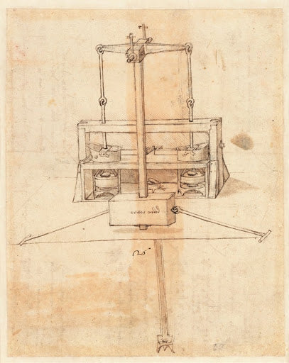 Codex Atlanticus Folio 20 Recto Poster | Leonardo da Vinci Art Print