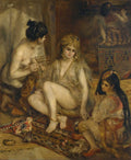 Parisiennes in Algerian Costume Poster | Pierre-Auguste Renoir Art Print (1872)