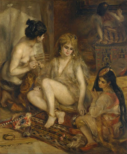 Parisiennes in Algerian Costume Poster | Pierre-Auguste Renoir Art Print (1872)