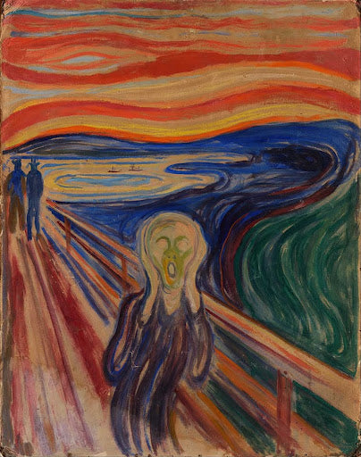 The Scream Poster | Edvard Munch Art Print (1910)