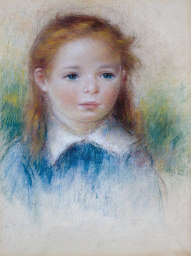 Portrait of a Little Girl Poster | Pierre-Auguste Renoir Art Print (1880)